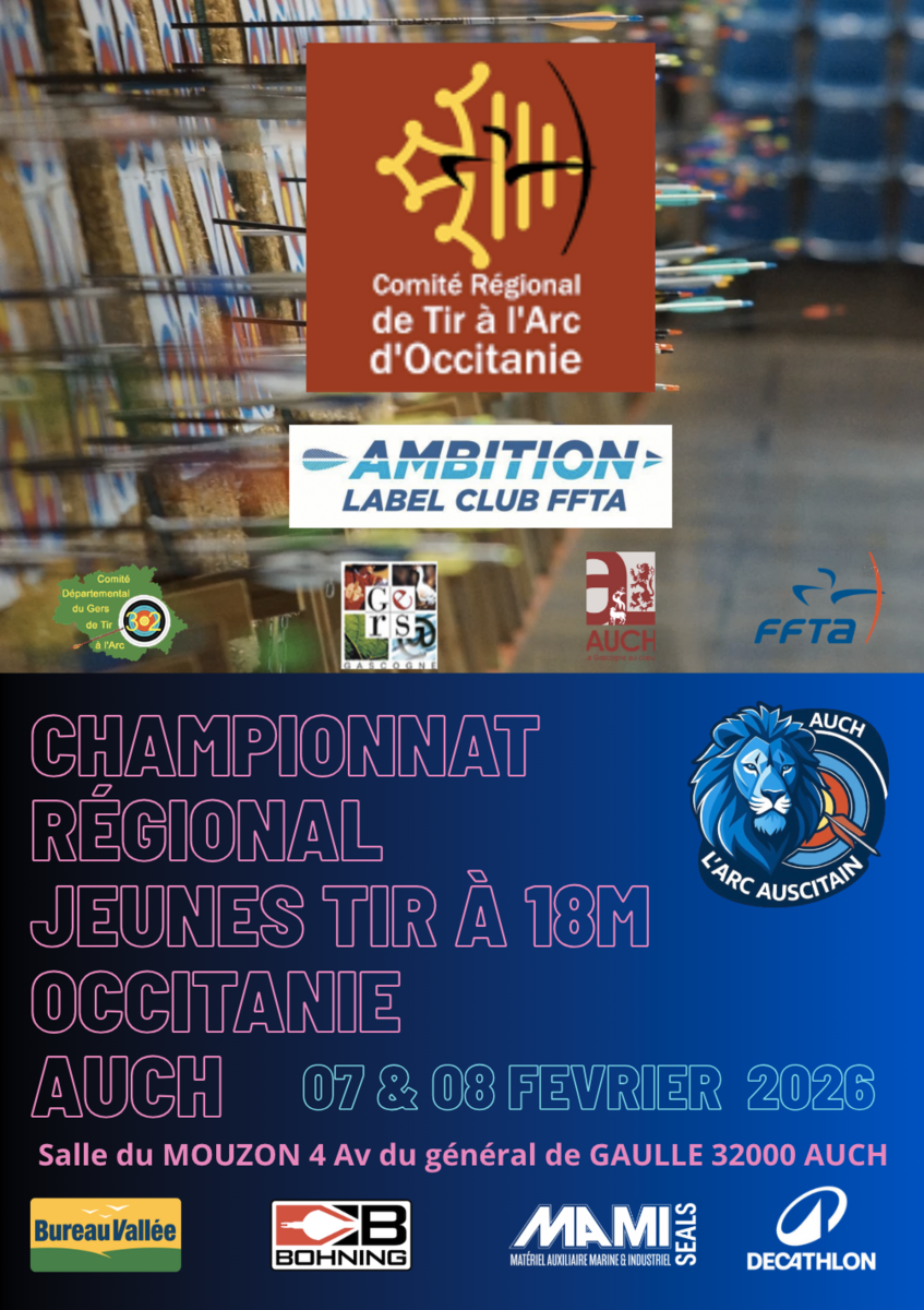 Championnat Régional tir à 18 mètres - jeunes