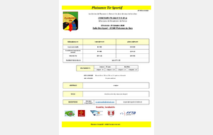 Concours salle Plaisance du Gers