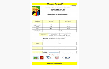 Concours salle Plaisance du Gers