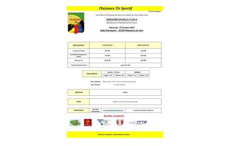 Concours salle Plaisance du Gers